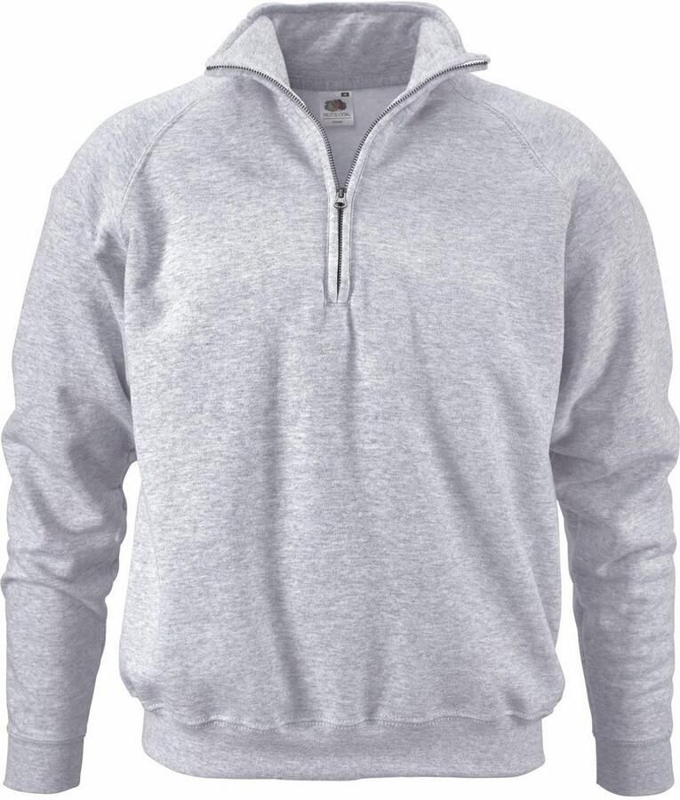 Fruit of the Loom Sweatshirt met een ritssluiting