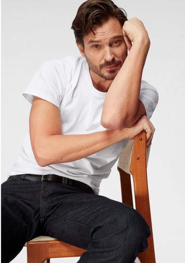 Fruit of the Loom T-shirt met een ronde hals (set 3-delig) - Foto 4