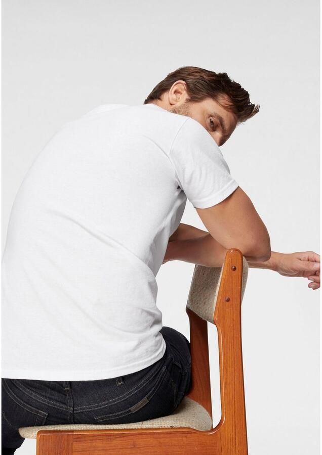 Fruit of the Loom T-shirt met een ronde hals (set 3-delig) - Foto 3