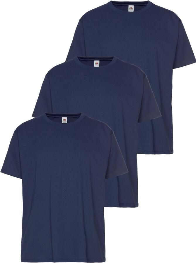 Fruit of the Loom T-shirt met een ronde hals (set 3-delig) - Foto 2