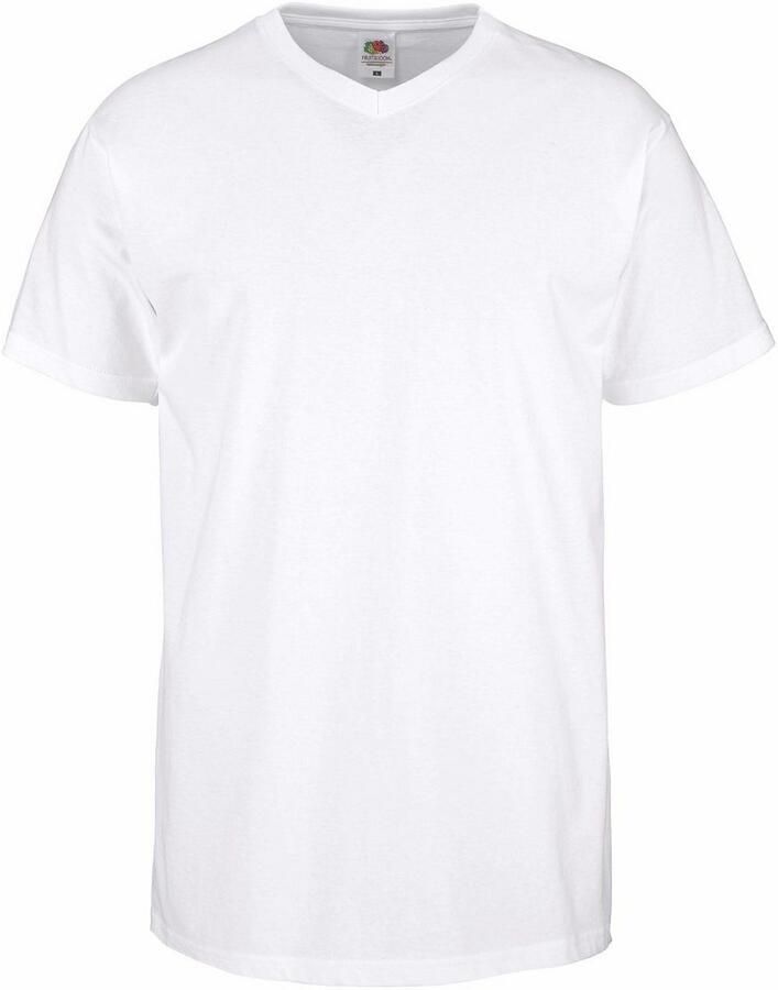 Fruit of the Loom T-shirt met v-hals (set 2-delig) - Foto 2