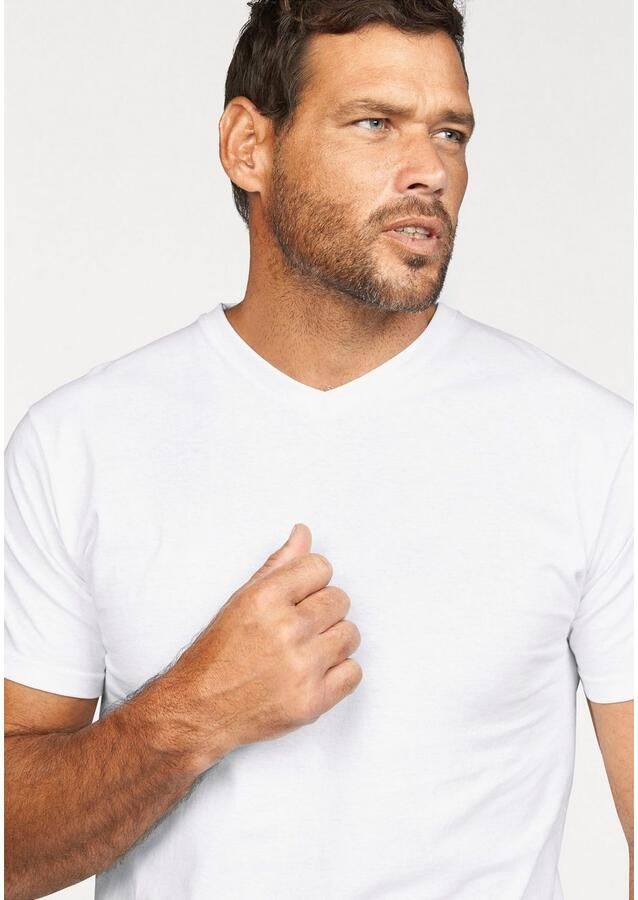 Fruit of the Loom T-shirt met v-hals (set 2-delig) - Foto 2