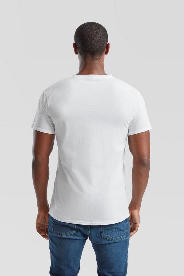 Fruit of the Loom T-shirt van katoen v-hals(set 6-delig) - Foto 5