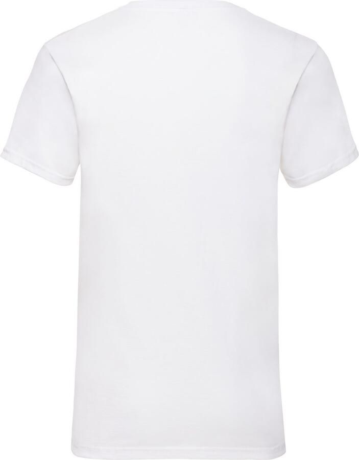 Fruit of the Loom T-shirt van katoen v-hals(set 6-delig) - Foto 2