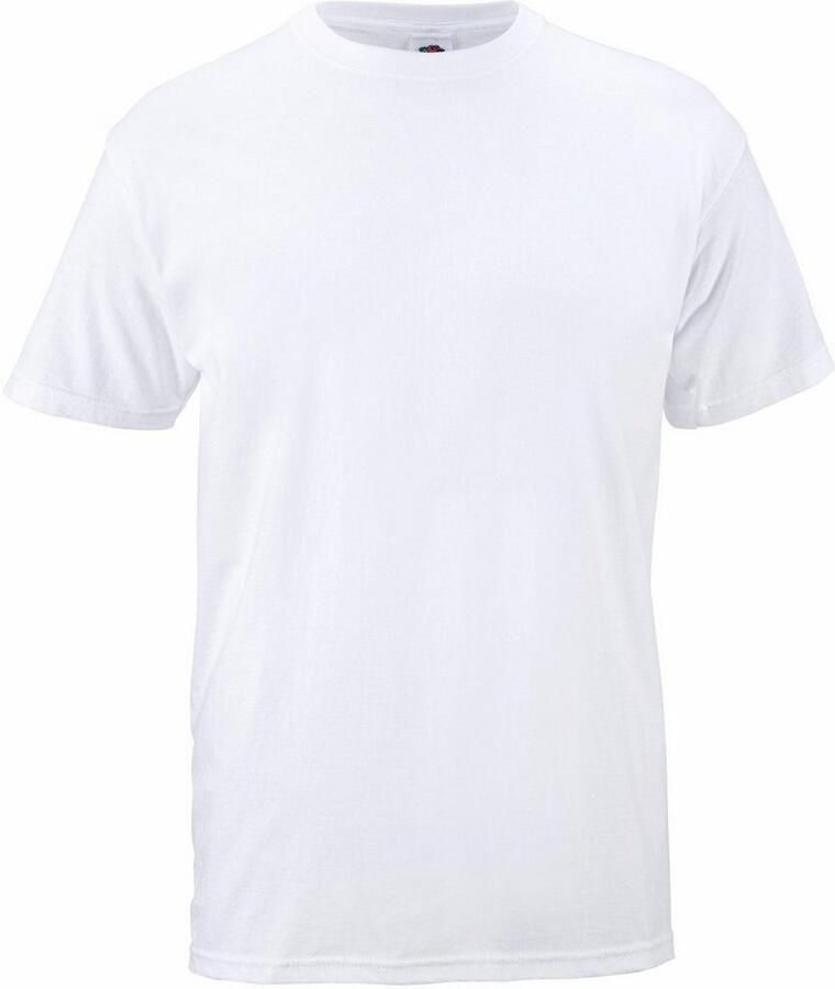 Fruit of the Loom T-shirt van puur katoen (set 2-delig)