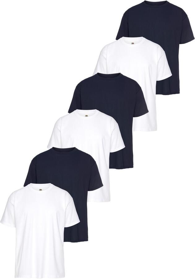 Fruit of the Loom T-shirt Zes stuks in verschillende kleurcombinaties (6-delig Set van 6) - Foto 3