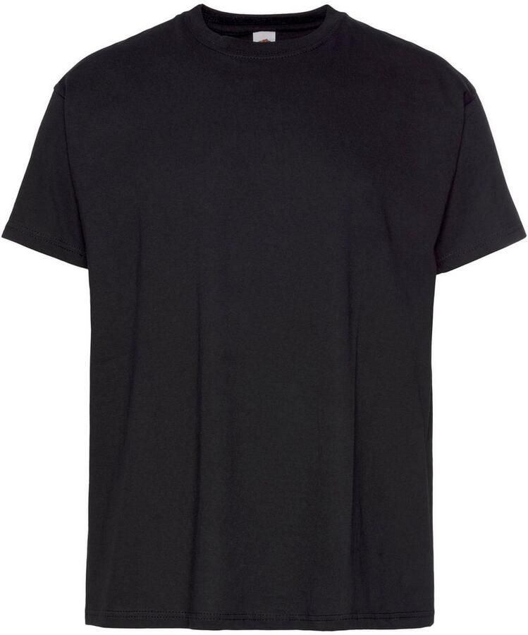 Fruit of the Loom T-shirt Zes stuks in verschillende kleurcombinaties (6-delig Set van 6)