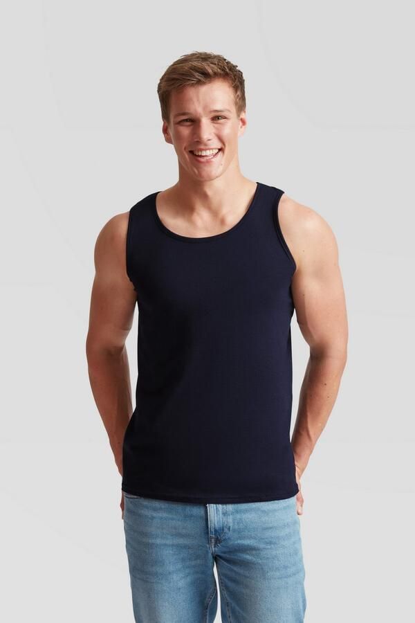Fruit of the Loom Tanktop van puur katoen (set 2-delig)