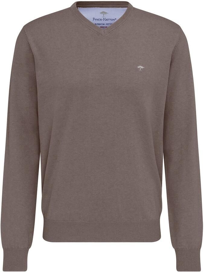 FYNCH-HATTON Gebreide trui met V-kraag - Foto 2