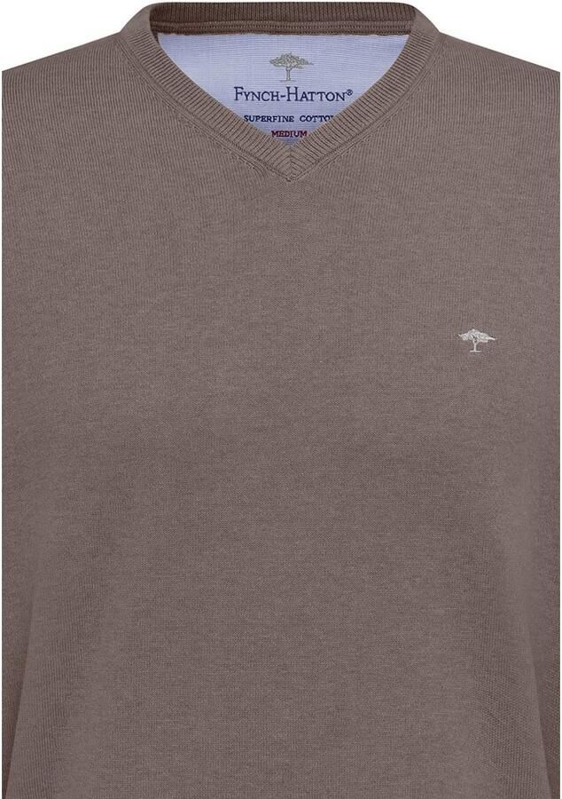 FYNCH-HATTON Gebreide trui met V-kraag