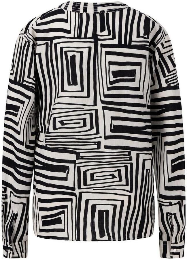 FYNCH-HATTON Linnen Maze Tuniek Blouse Multicolor Dames