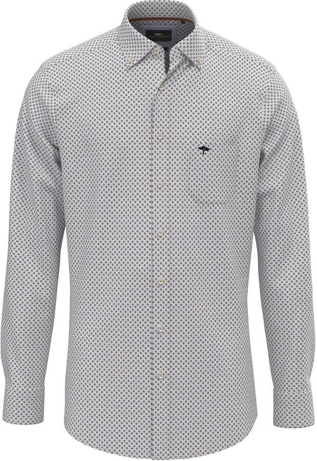 FYNCH-HATTON Overhemd met lange mouwen met een elegant patroon - Foto 2