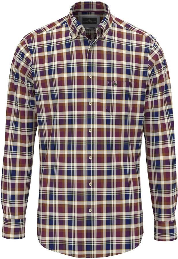 FYNCH-HATTON Overhemd met lange mouwen met geborduurd logo