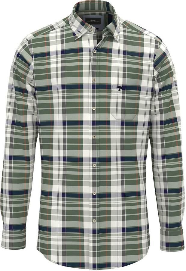 FYNCH-HATTON Overhemd met lange mouwen met geruit patroon - Foto 2
