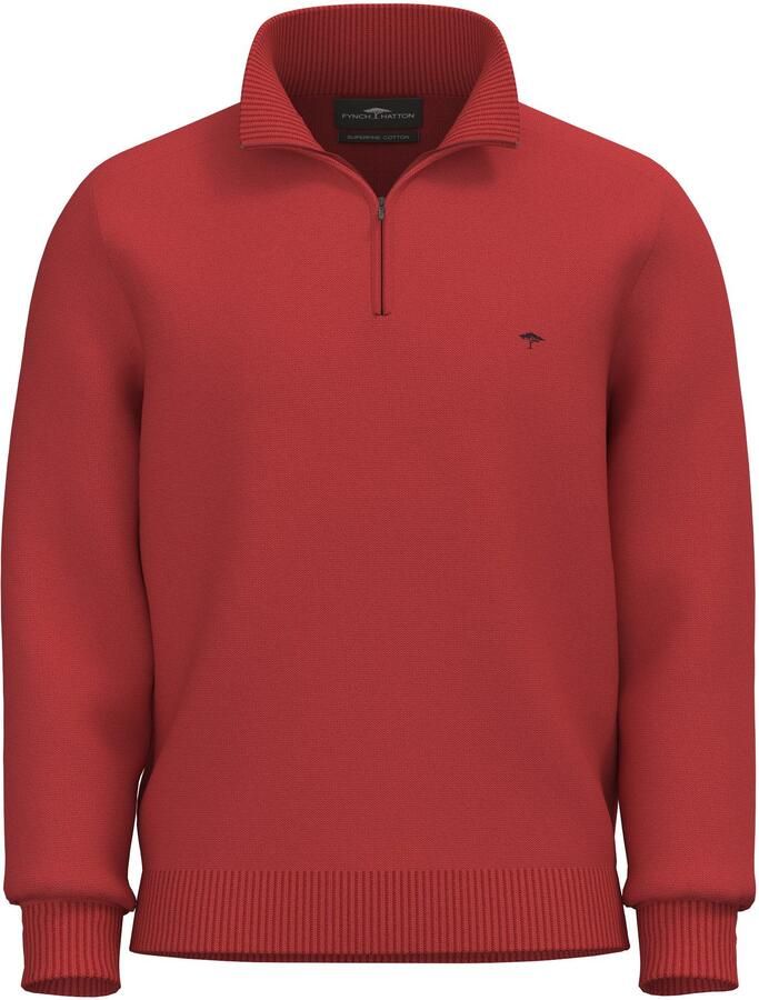 FYNCH-HATTON Gebreide pullover met labelstitching