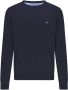 FYNCH-HATTON Gebreide pullover met labelstitching model 'Superfine' - Thumbnail 1