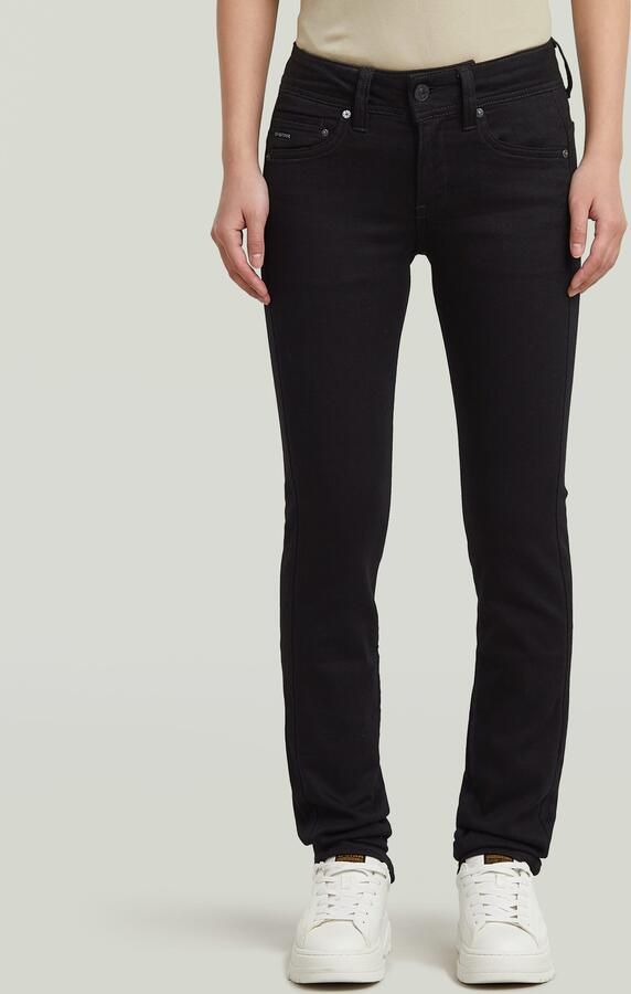 G-Star RAW 5-pocket jeans Midge Straight met verstelbare lus aan de achterkant van de taille - Foto 6