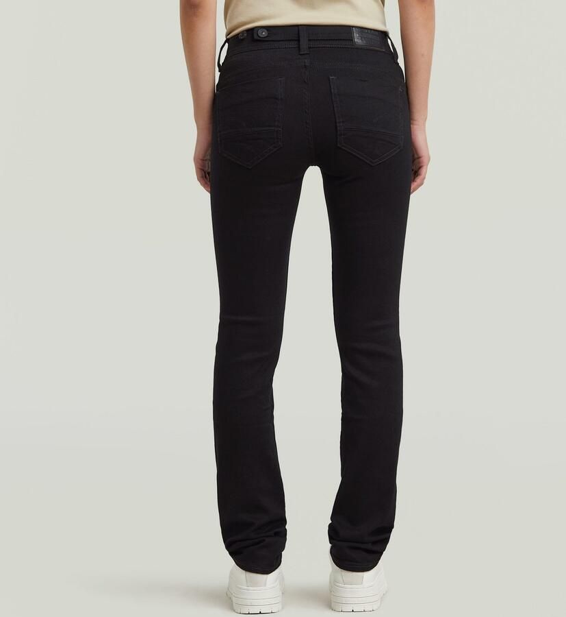 G-Star RAW 5-pocket jeans Midge Straight met verstelbare lus aan de achterkant van de taille - Foto 3