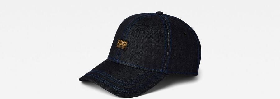 G-Star RAW Originals Denim Baseball Cap Donkerblauw Heren - Foto 7