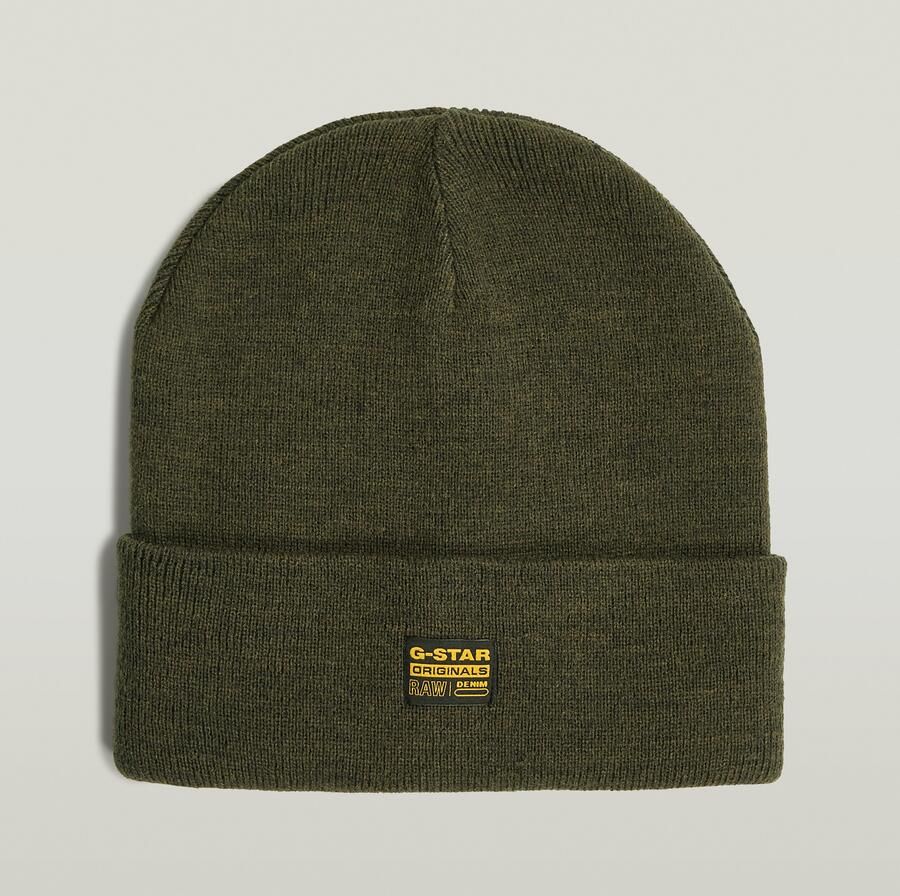 G-Star RAW Beanie Effo Long Beanie met applicatie vooraan - Foto 4
