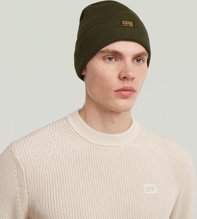 G-Star RAW Beanie Effo Long Beanie met applicatie vooraan - Foto 2