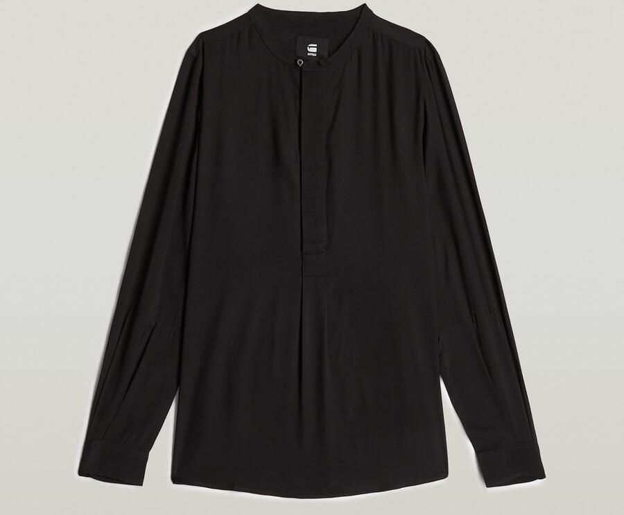 G-Star RAW Blouse met lange mouwen Half Placket Top ls wmn met verborgen knoopsluiting - Foto 6