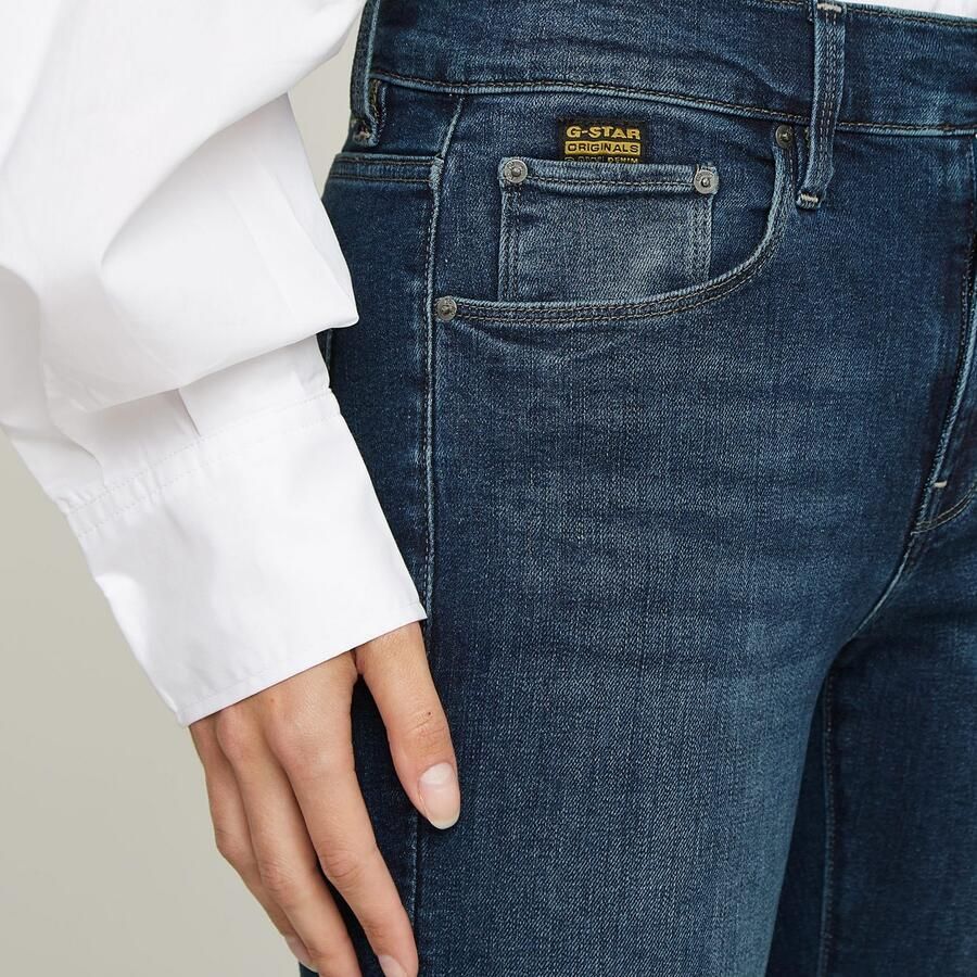 G-Star RAW 3301 Flare Jeans Donkerblauw Dames - Foto 2