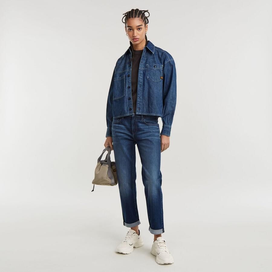 G-Star RAW Boyfriendjeans Kate Katoen-stretch denim kwaliteit voor meer draagcomfort - Foto 4