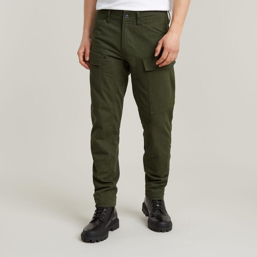 G-Star Raw Tapered fit cargobroek met riemlussen model 'Rovic' - Foto 7