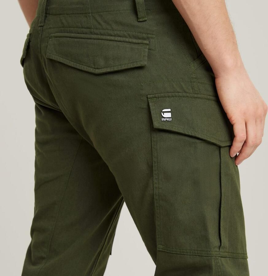 G-Star Raw Tapered fit cargobroek met riemlussen model 'Rovic' - Foto 5
