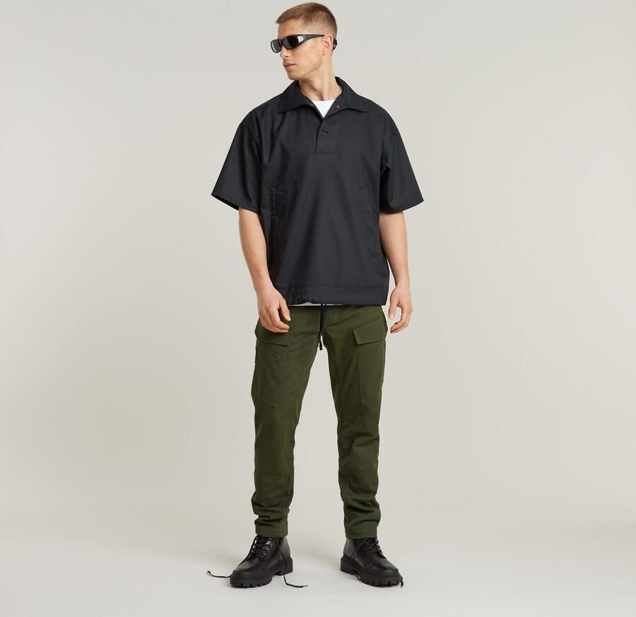 G-Star Raw Tapered fit cargobroek met riemlussen model 'Rovic' - Foto 4