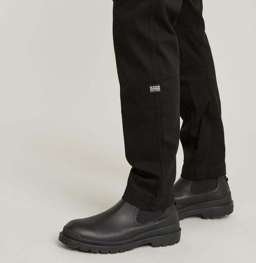G-Star Raw Tapered fit cargobroek met riemlussen model 'Rovic' - Foto 4