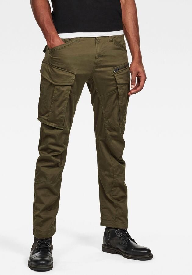 G-STAR Rovic zip 3d regular fit cargobroek met katoen 6059 dk bronze green - Foto 17
