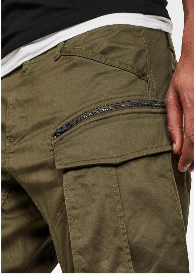 G-STAR Rovic zip 3d regular fit cargobroek met katoen 6059 dk bronze green - Foto 18