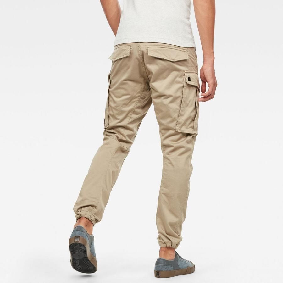 G-Star Raw Straight tapered fit cargobroek met stretch model 'Rovic' - Foto 9