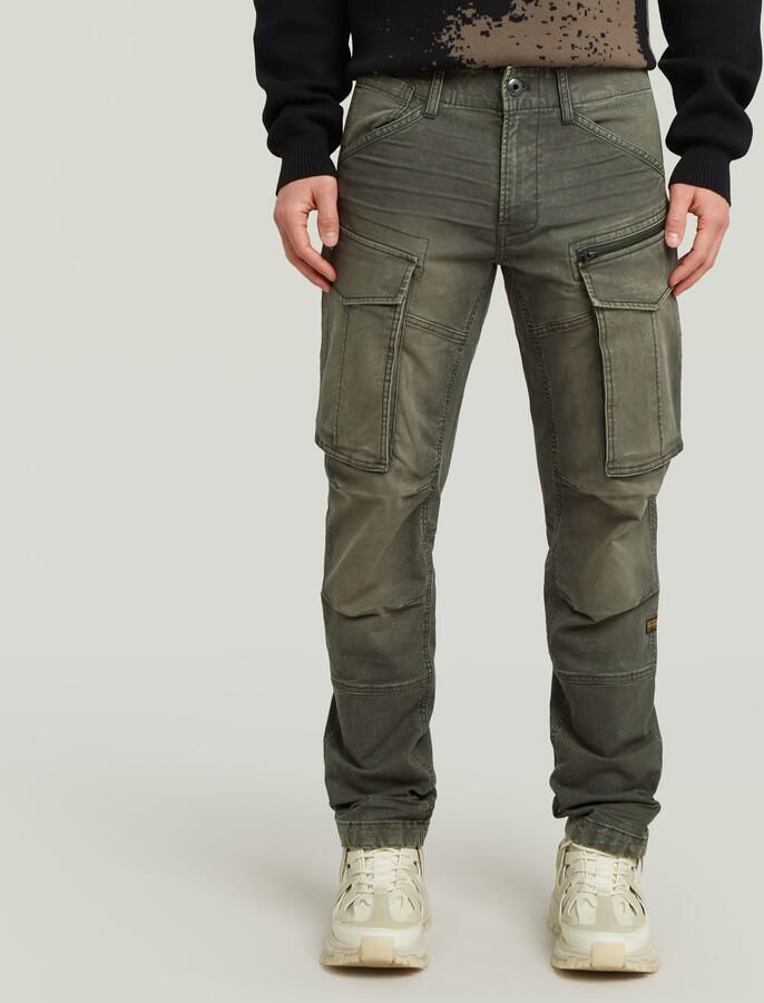 G-Star Raw Regular fit broek met cargozakken model 'Rovic zip 3d' - Foto 8