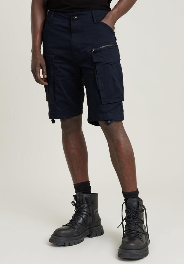 G-Star Raw Korte Broek D08566 5126 BASE ROVIC ZIP 1 2-C742 DARK BLUE - Foto 14