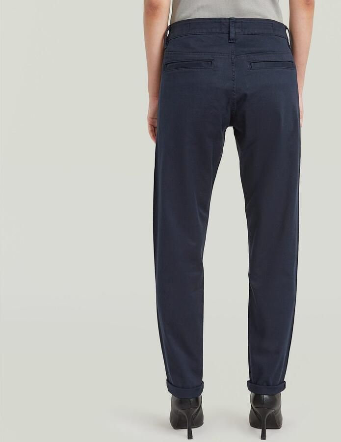 G-Star RAW Kate Boyfriend Chino Donkerblauw Dames - Foto 8