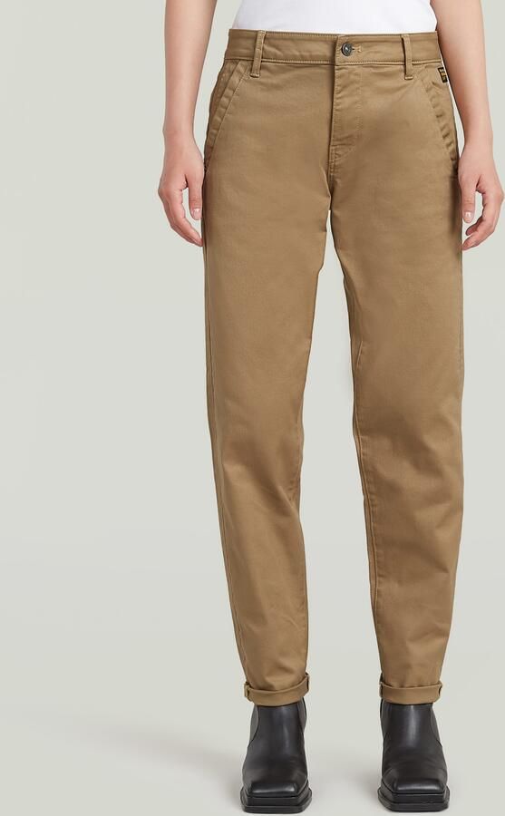 G-Star RAW Kate Boyfriend Chino Beige Dames - Foto 9
