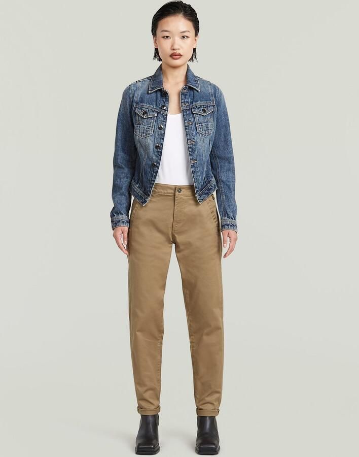 G-Star RAW Kate Boyfriend Chino Beige Dames - Foto 6