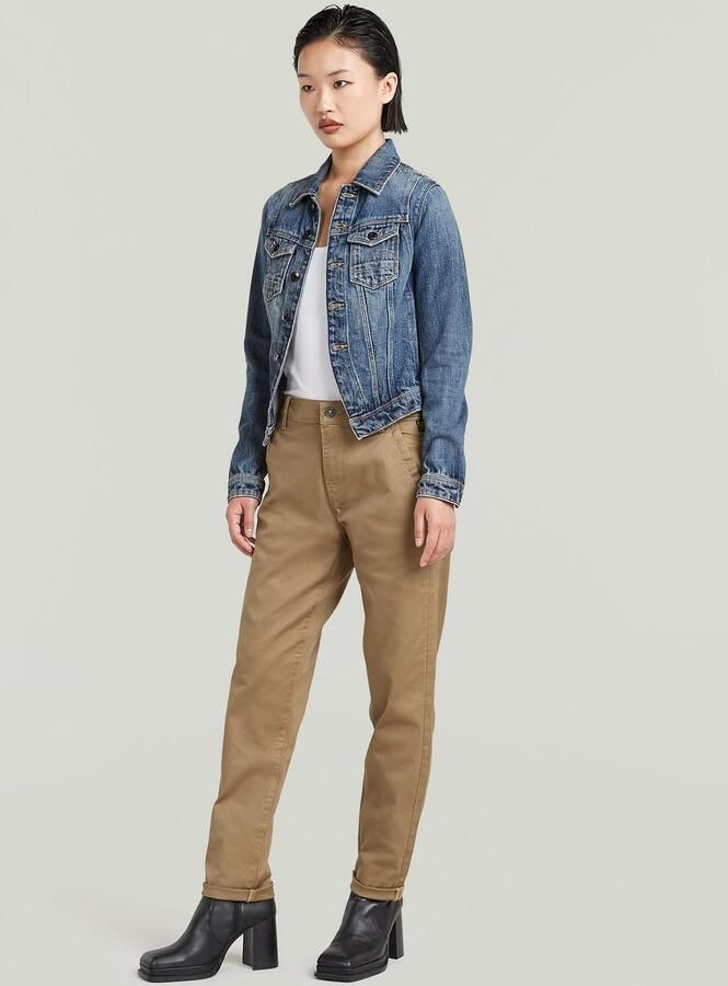 G-Star RAW Kate Boyfriend Chino Beige Dames - Foto 7
