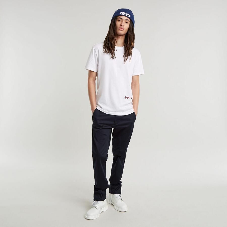 G-Star RAW Mosa Straight Chino Donkerblauw Heren - Foto 5