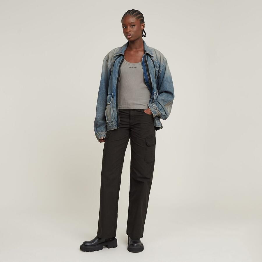 G-Star RAW Five-pocketsbroek Judee Cargo met opgestikte zakken - Foto 4