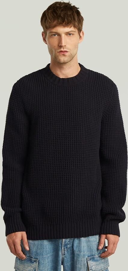 G-Star RAW Gebreide trui Chunky Knit in regular fit met ronde hals - Foto 6