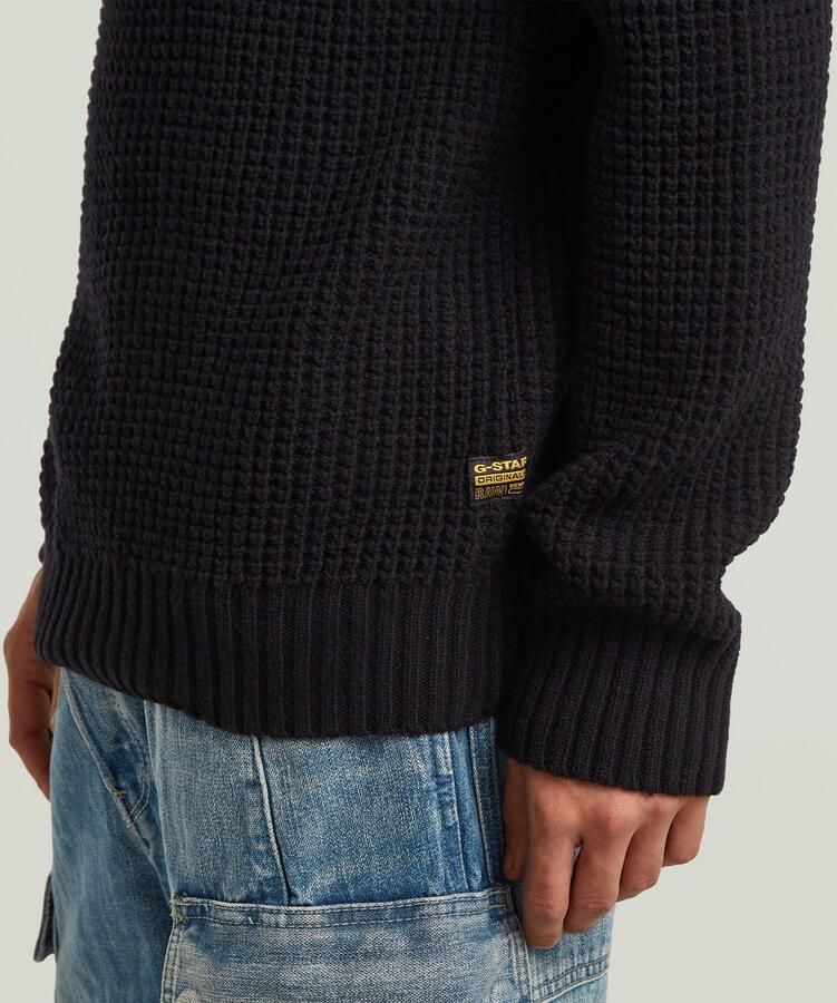 G-Star RAW Gebreide trui Chunky Knit in regular fit met ronde hals - Foto 2