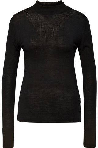 G-Star G Star RAW Gebreide trui Mock Knitted Pullover met geribde col en v vormige voorkant