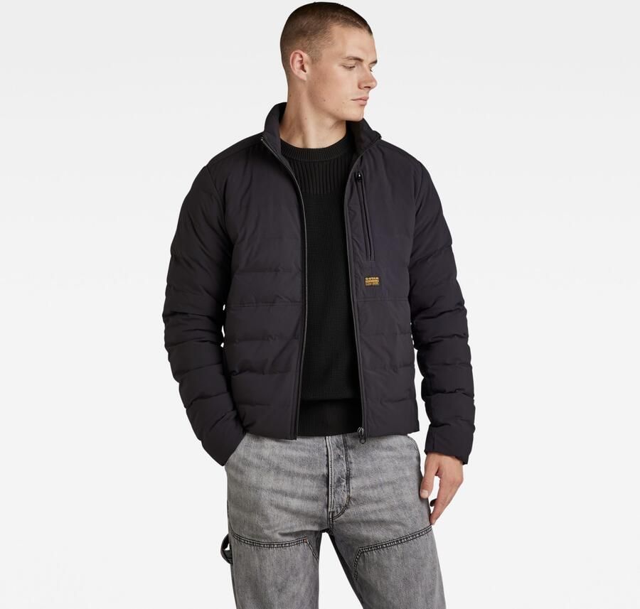 G-Star Raw Gewatteerd jack met opstaande kraag model 'Foundation' - Foto 16