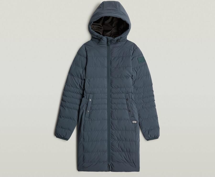 G-Star RAW Gewatteerde jas Foundation Padded Long licht getailleerd lang gesneden - Foto 2