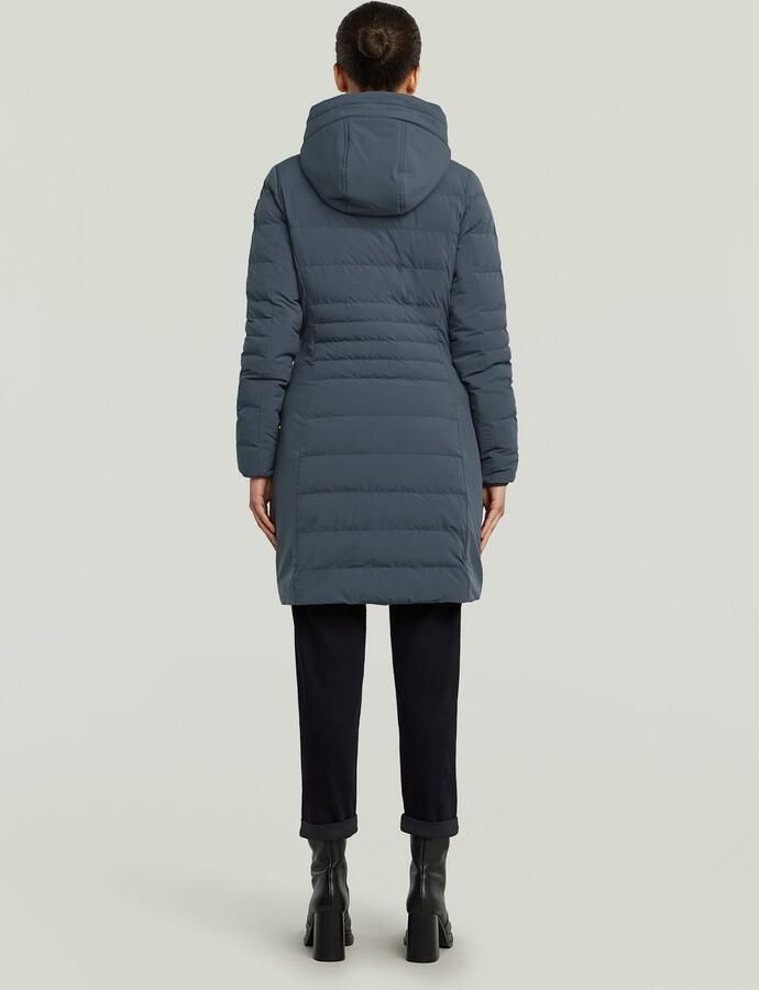 G-Star RAW Gewatteerde jas Foundation Padded Long licht getailleerd lang gesneden - Foto 4