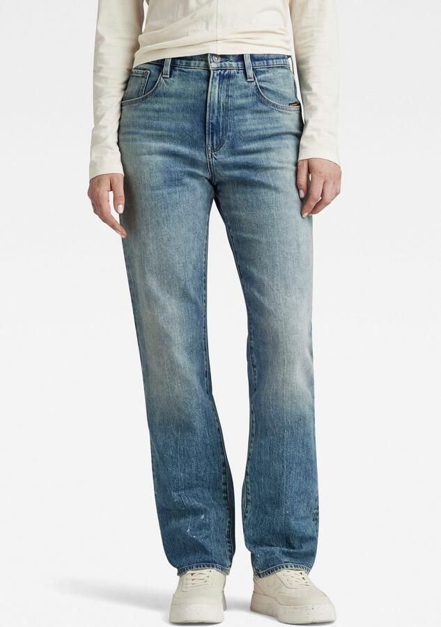 G-Star RAW Viktoria high waist straight jeans antique faded laguna - Foto 7
